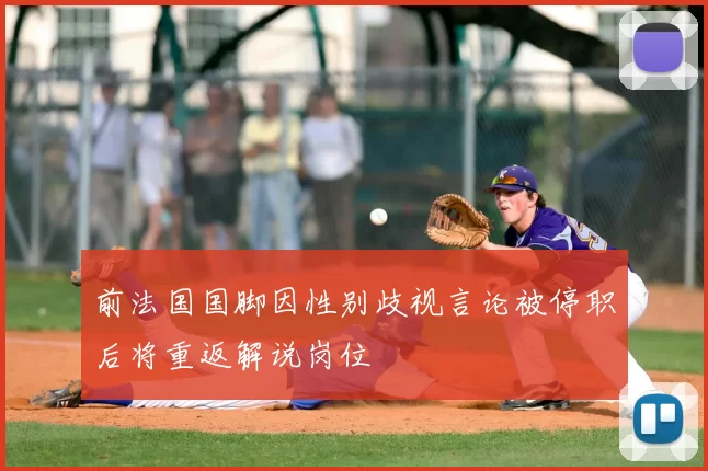 前法国国脚因性别歧视言论被停职后将重返解说岗位