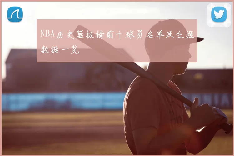 NBA历史篮板榜前十球员名单及生涯数据一览