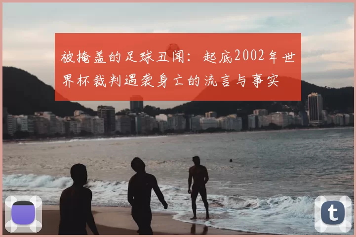 被掩盖的足球丑闻:起底2002年世界杯裁判遇袭身亡的流言与事实